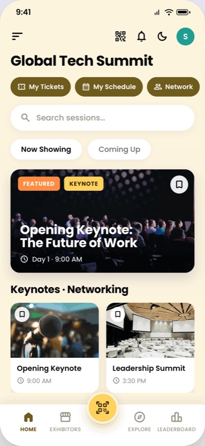 FeatsNow app home